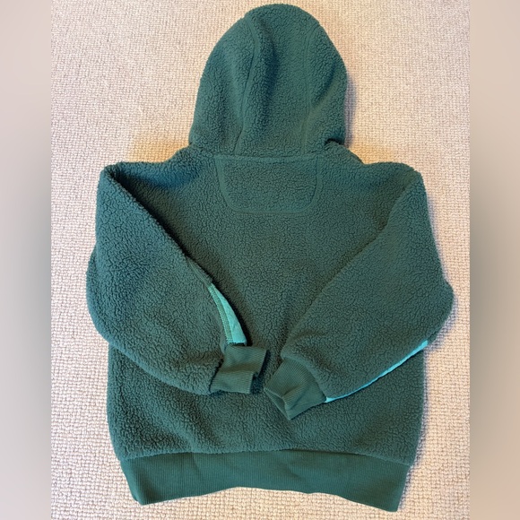 Hanna Andersson Forest Green Kids Zip Hoodie (Size 5) - Picture 5 of 5